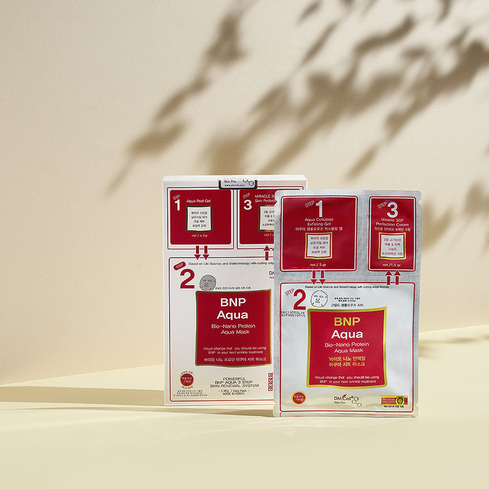 BNP Portable 3-Step Aqua Mask Travel Kit | Korean Beauty Mini Skincare Set