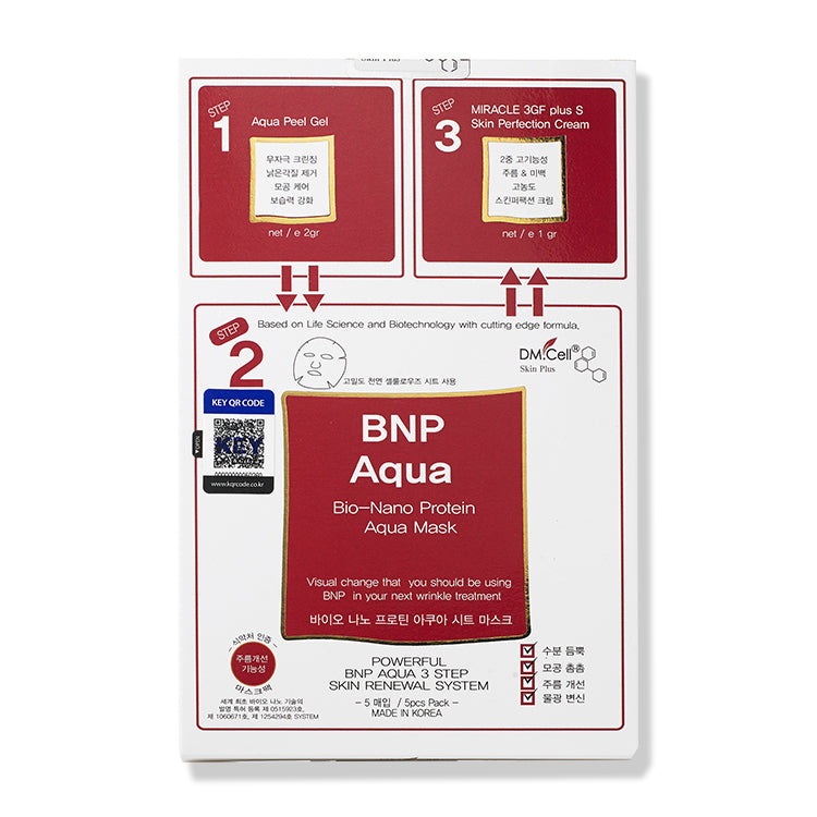 BNP Portable 3-Step Aqua Mask Travel Kit | Korean Beauty Mini Skincare Set