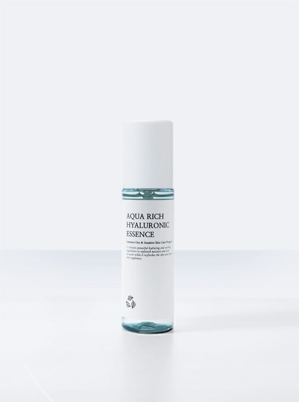 Aqua Rich Hydrating Essence for Dry & Sensitive Skin – Hyaluronic Acid, Panthenol (Vitamin B5), Centella Asiatica, Deep Moisture, Lightweight Korean Skincare