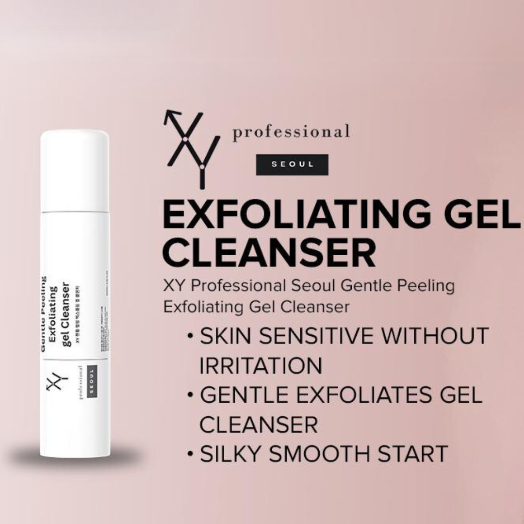 XY Professional Gentle Peeling Exfoliating Gel Cleanser Korean Dual-Action Exfoliator