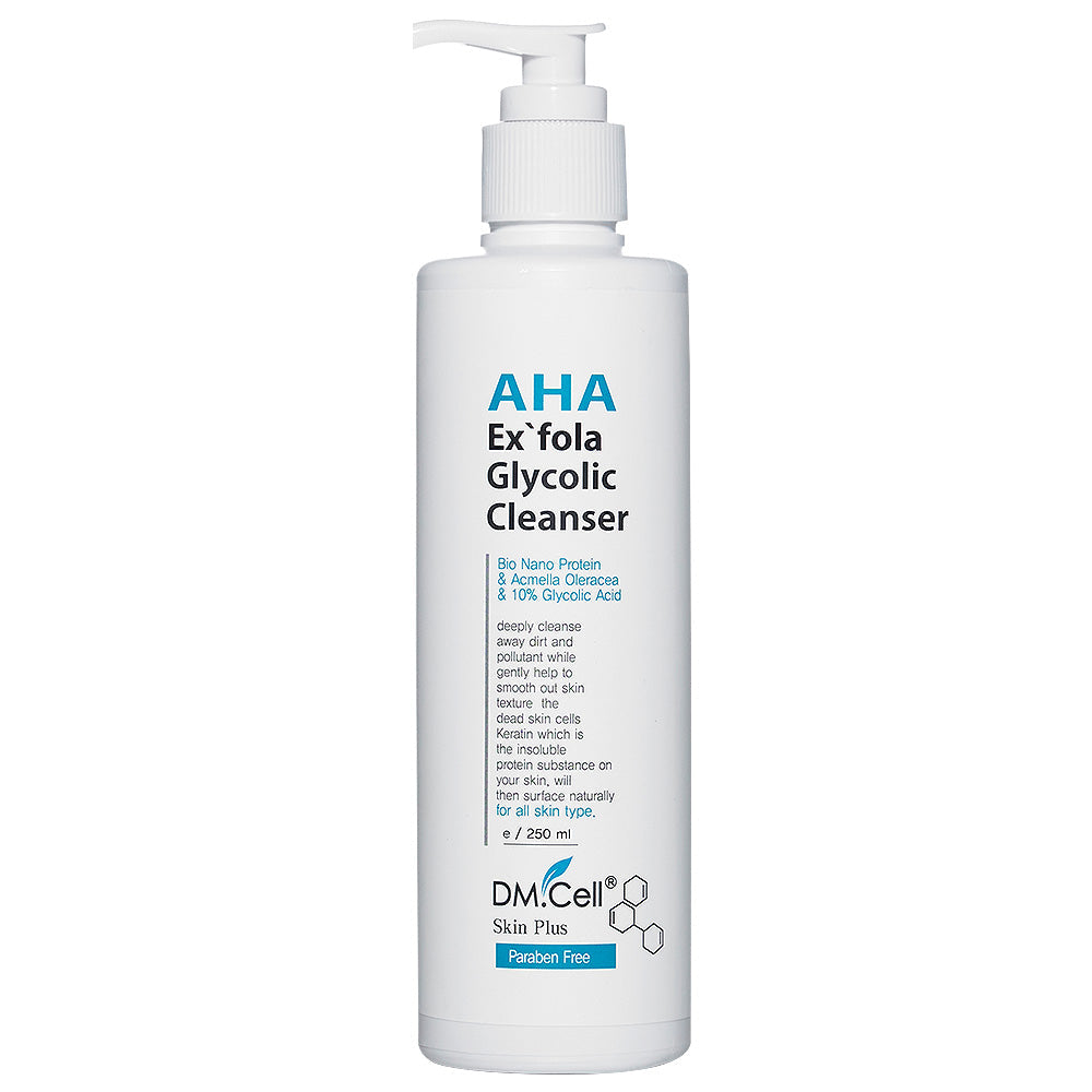 Dm cell AHA Exfola Glycolic Cleanser for Acne-Prone Skin