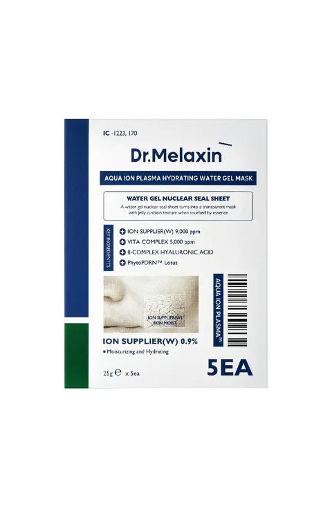 [Dr.Melaxin] Aqua Ion Plasma Water Gel Mask 1Pc, 1Box(5pcs)