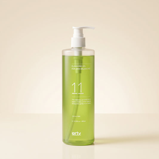 ERTY 11 Cleansing Gel for Skin Balancing 480ml — salicylic acid — Korean skincare — cosmogangnam.com