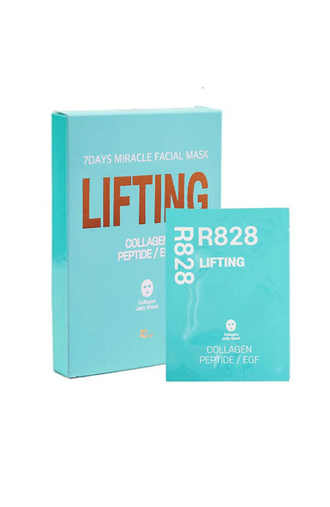 R828 Lifting Face Mask -(Collagen and EGF Peptide) 1Pcs, 1Box(10pcs)