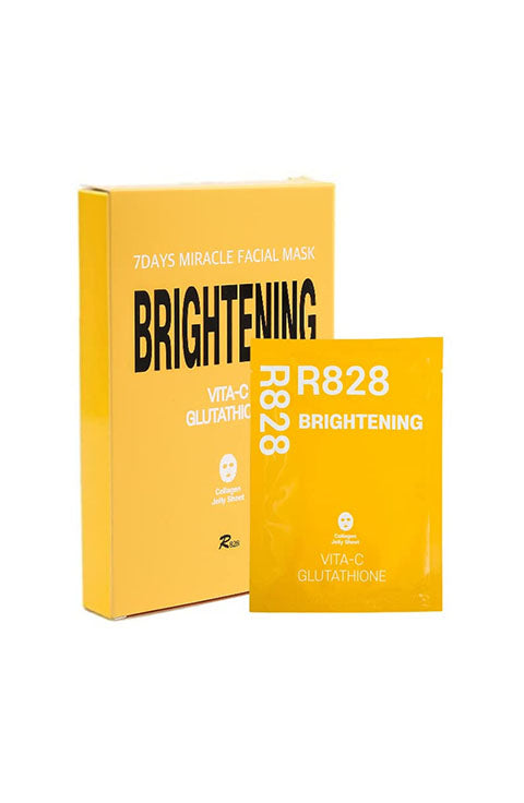 R828 Brightening Face Mask-Glutathione and Vitamin C 1Pcs or 1Box(10Pcs)