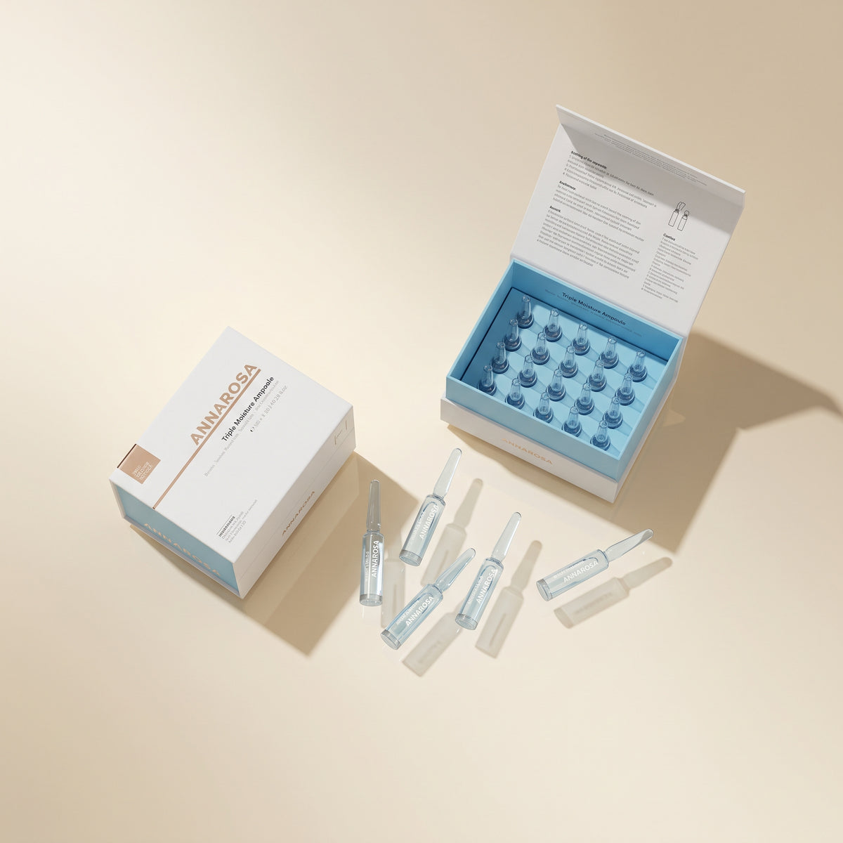 ANNAROSA Triple Moisture Ampoule 1.8ml x 20ea — Dry Skin