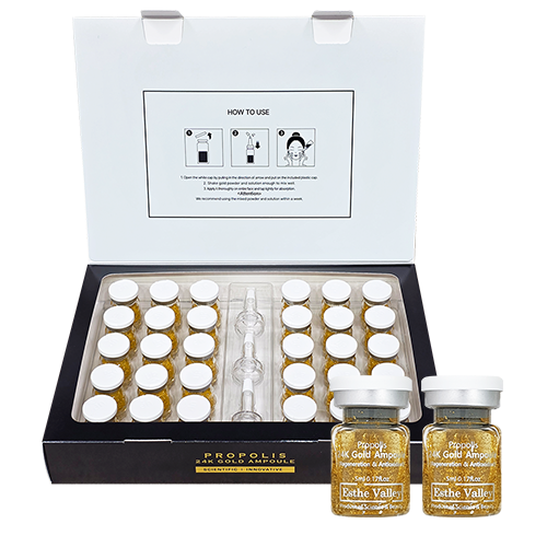 Estevalley Propolis 24K Gold Ampoule | Luxury Repair & Glow