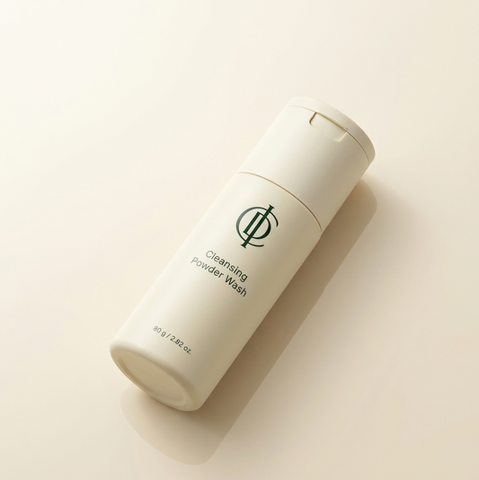 Water-activated enzyme powder cleanser for smooth skin