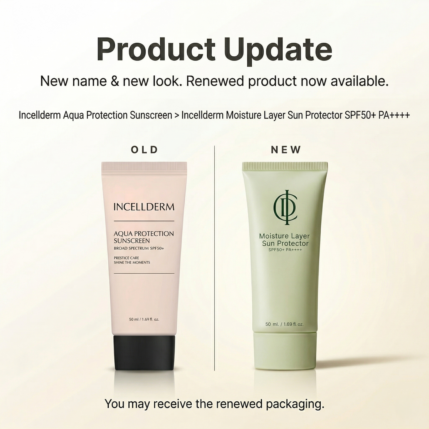 Incellderm Aqua Protection Sunscreen SPF 50+