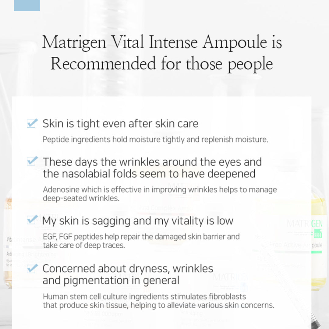 Matrigen Vital Intense Anti-Aging Ampoule