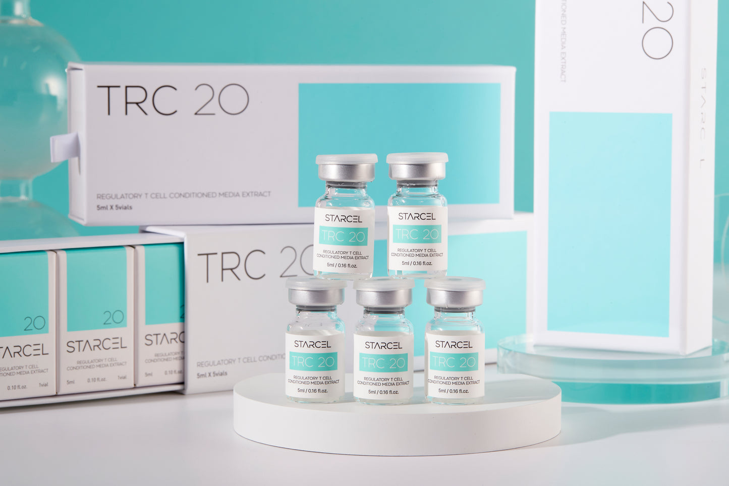 Professional TRC 20  Exosome Solution for Skin Calming 5ml 