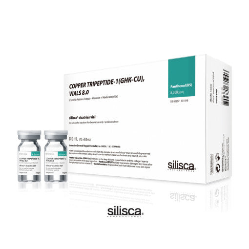 Silisca Cicatries Copper Tripeptide-1  Peptide Regenerative Serum 15 Vials