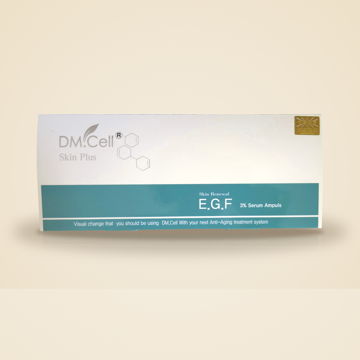 DM.Cell Skin Plus Skin Renewal E.G.F Serum Ampoules box, 5ml x 6